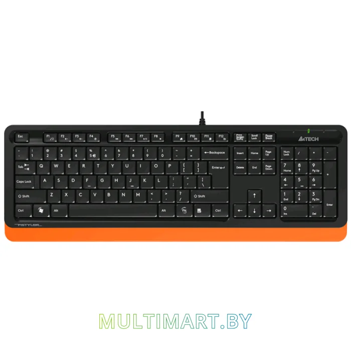 Клавиатура A4Tech Fstyler FK10 (черный/оранжевый)